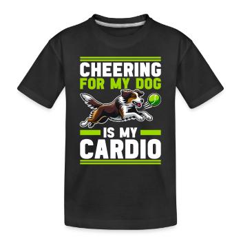 Flyball Sports canins - T-shirt bio Premium Enfant - noir - Devant