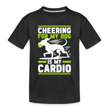 Flyball Sports canins - T-shirt bio Premium Enfant - noir - Devant