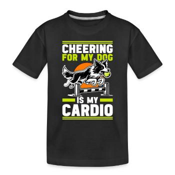 Flyball Sports canins - T-shirt bio Premium Enfant - noir - Devant