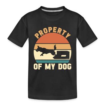 Flyball Sports canins - T-shirt bio Premium Enfant - noir - Devant