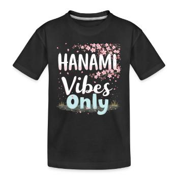 Kirschblüten-enthusiast Sakura Lovers Springtime - Kinder Premium Bio T-Shirt - Schwarz - Vorne
