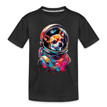 Chihuahua - Kinder Premium Bio T-Shirt - Schwarz - Vorne