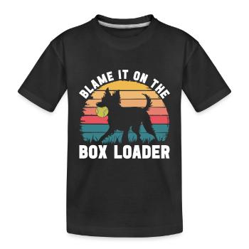 Flyball Sports canins - T-shirt bio Premium Enfant - noir - Devant