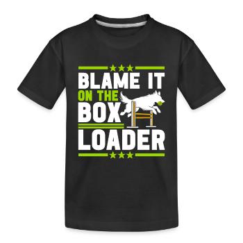 Flyball Sports canins - T-shirt bio Premium Enfant - noir - Devant
