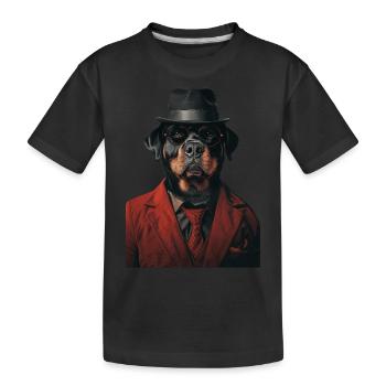 Rottweiler - Kinder Premium Bio T-Shirt - Schwarz - Vorne