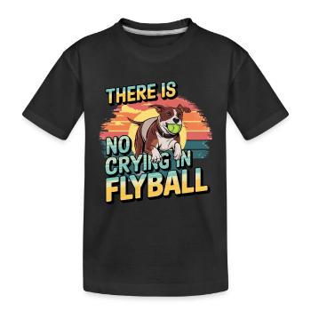 Flyball Sports canins - T-shirt bio Premium Enfant - noir - Devant