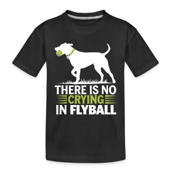 Flyball Sports canins - T-shirt bio Premium Enfant - noir - Devant