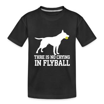 Flyball Sports canins - T-shirt bio Premium Enfant - noir - Devant