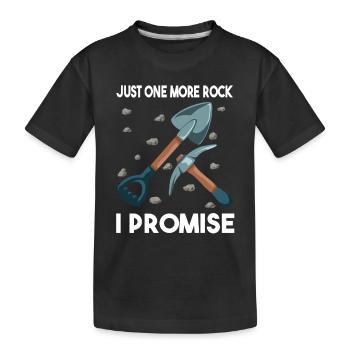 Juste une pierre de plus que je promets : le choix parfait pour - T-shirt bio Premium Enfant - noir - Devant