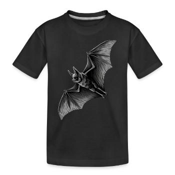 Schläger - Kinder Premium Bio T-Shirt - Schwarz - Vorne