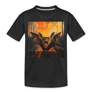 Schläger - Kinder Premium Bio T-Shirt - Schwarz - Vorne
