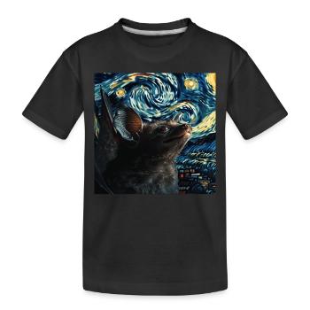Schläger - Kinder Premium Bio T-Shirt - Schwarz - Vorne