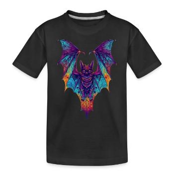 Schläger - Kinder Premium Bio T-Shirt - Schwarz - Vorne