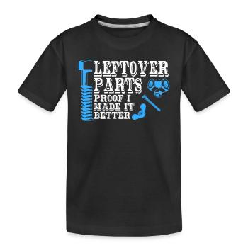 Pièces restantes preuve que je l’ai amélioré Vis - T-shirt bio Premium Enfant - noir - Devant