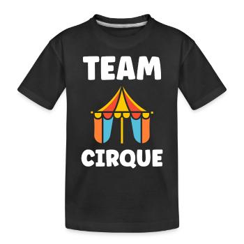 Humour cirque - T-shirt bio Premium Enfant - noir - Devant