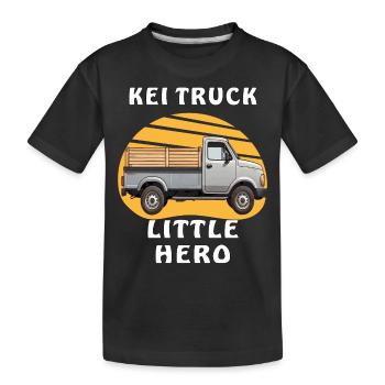 CAMION KEI PETIT HÉROS - T-shirt bio Premium Enfant - noir - Devant