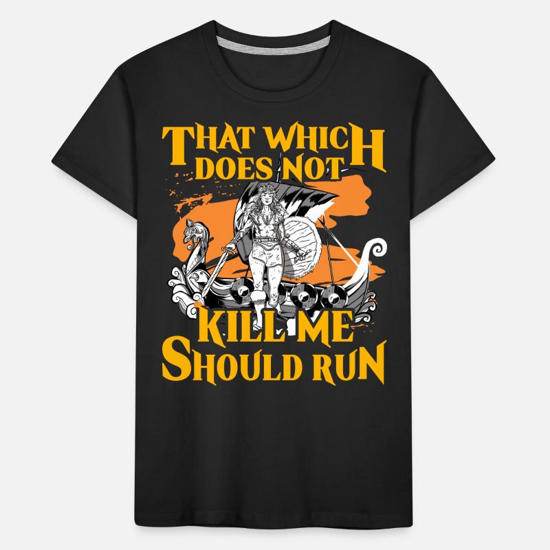 That which does not kill me should run Kids' Premium Organic T-Shirt