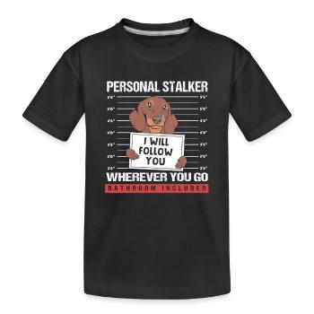 Teckel - T-shirt bio Premium Enfant - noir - Devant