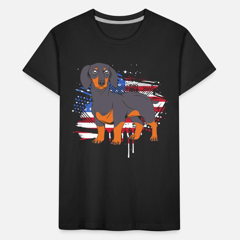 Teckel T-shirt bio Premium Enfant