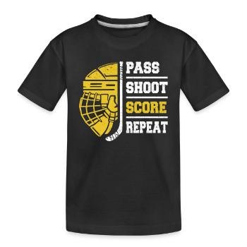 Hockey sur glace, Joueurs de hockey sur glace, Hockey sur glace - T-shirt bio Premium Enfant - noir - Devant