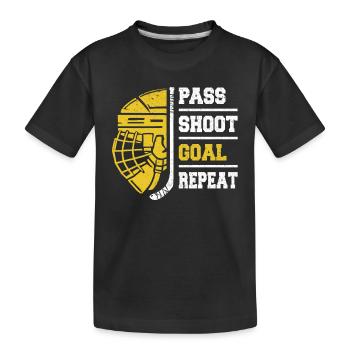 Hockey sur glace, Joueurs de hockey sur glace, Hockey sur glace - T-shirt bio Premium Enfant - noir - Devant