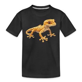 Geckos Geckos - T-shirt bio Premium Enfant - noir - Devant
