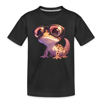 Geckos Geckos - T-shirt bio Premium Enfant - noir - Devant