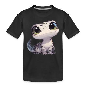 Geckos Geckos - T-shirt bio Premium Enfant - noir - Devant