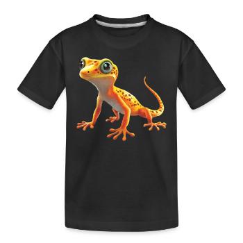 Geckos Geckos - T-shirt bio Premium Enfant - noir - Devant