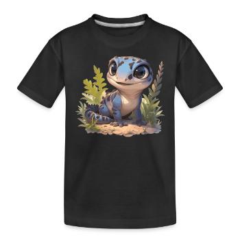 Geckos Geckos - T-shirt bio Premium Enfant - noir - Devant