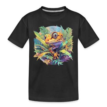 Geckos Geckos - T-shirt bio Premium Enfant - noir - Devant