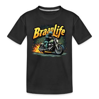 Moto Moto Moto Machine - T-shirt bio Premium Enfant - noir - Devant