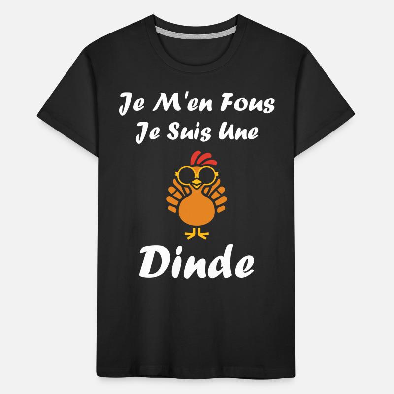 Dinde T-shirt bio Premium Enfant