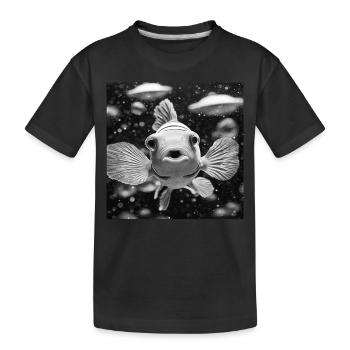 Clownfisch - Kinder Premium Bio T-Shirt - Schwarz - Vorne