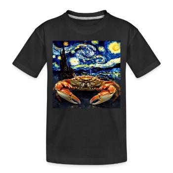 Krabbe - Kinder Premium Bio T-Shirt - Schwarz - Vorne