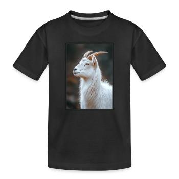 Chèvres chèvre - T-shirt bio Premium Enfant - noir - Devant