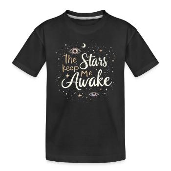 Functional sarcasm morning for night owls - Kids' Premium Organic T-Shirt - black - Front