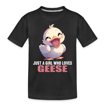 oies oies - T-shirt bio Premium Enfant - noir - Devant