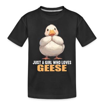 oies oies - T-shirt bio Premium Enfant - noir - Devant