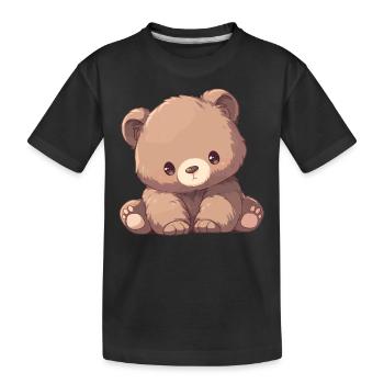 Grizzlis Ours grizzly - T-shirt bio Premium Enfant - noir - Devant