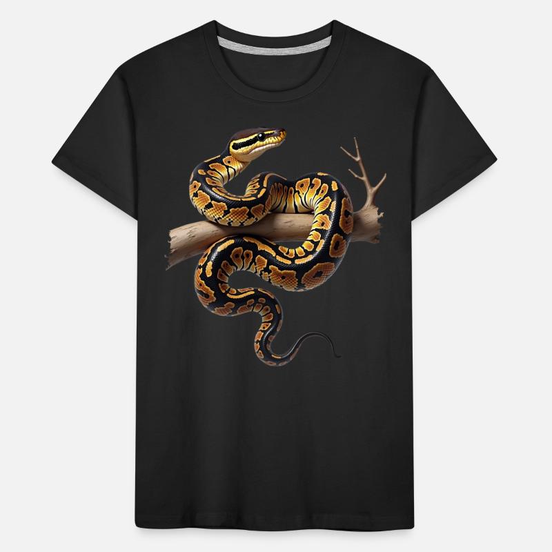 Roi Python Serpents Amoureux Terrarium Python T-shirt bio Premium Enfant