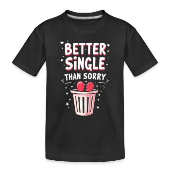 Separation empowerment, self-love, new beginnings - Kids' Premium Organic T-Shirt - black - Front