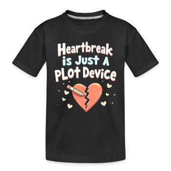 Separation empowerment, self-love, new beginnings - Kids' Premium Organic T-Shirt - black - Front