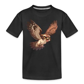 Faucons Faucon - T-shirt bio Premium Enfant - noir - Devant