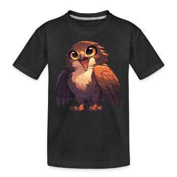 Faucons Faucon - T-shirt bio Premium Enfant - noir - Devant