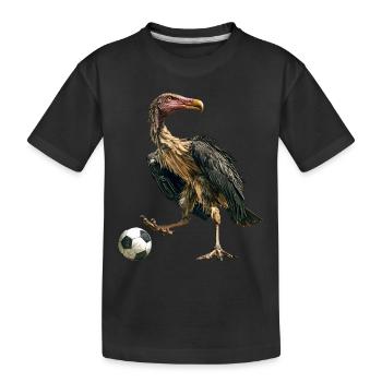 Geier - Kinder Premium Bio T-Shirt - Schwarz - Vorne
