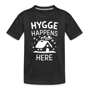 Esthétique scandinave, nordique - T-shirt bio Premium Enfant - noir - Devant