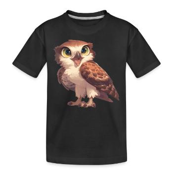 Faucon Faucon - T-shirt bio Premium Enfant - noir - Devant