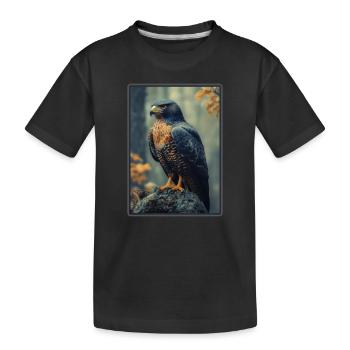 Faucon Faucon - T-shirt bio Premium Enfant - noir - Devant