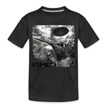 Kolibri - Kinder Premium Bio T-Shirt - Schwarz - Vorne
